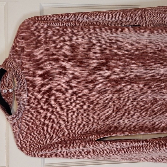 Eloquii Velvet Flare Sleeve Texture Dress - Picture 8 of 15